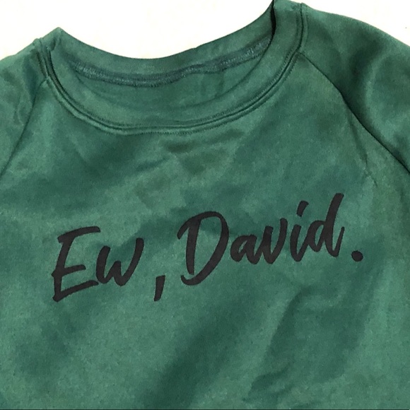42 Ew David Schitts Creek Green Sweater 